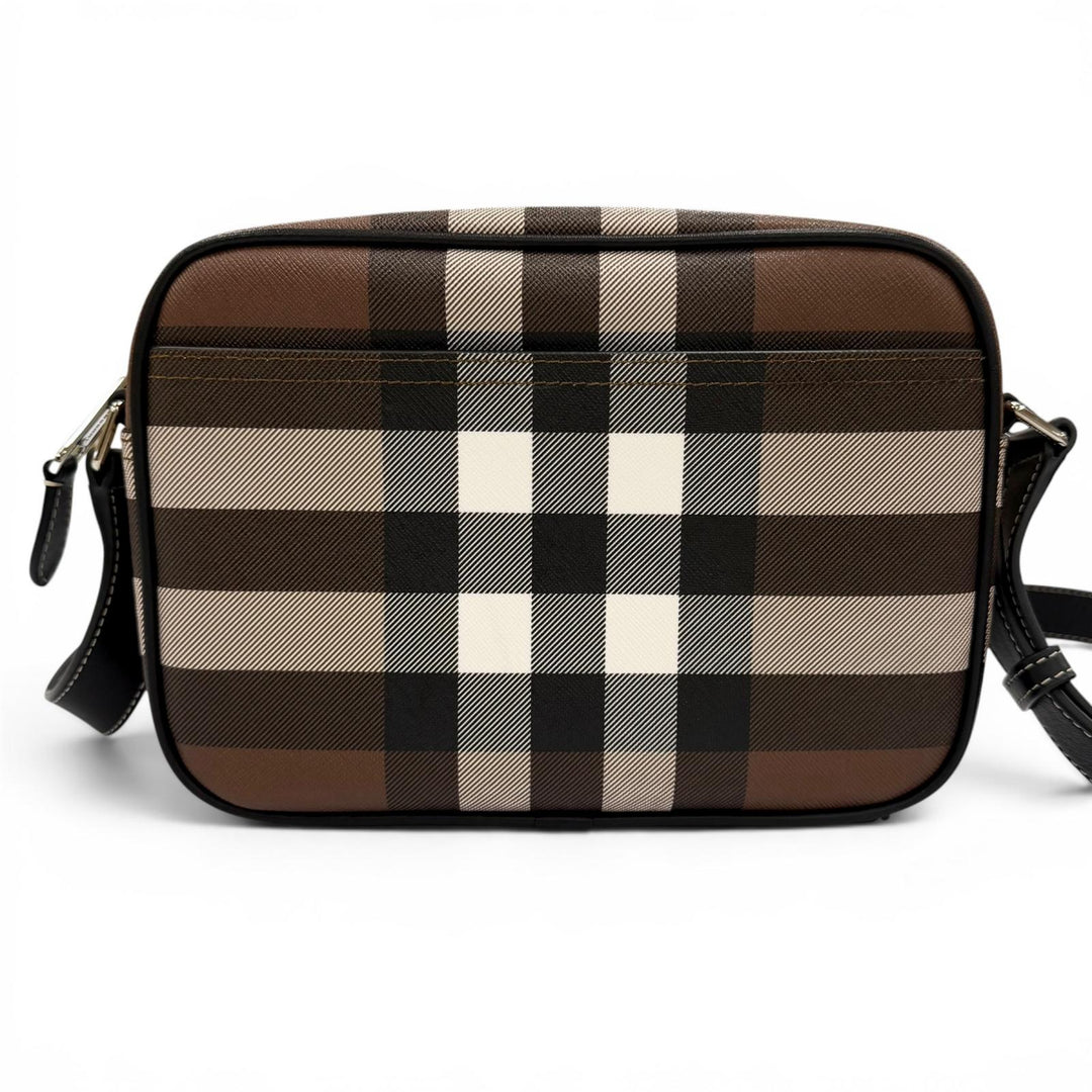 Excellent BURBERRY Shoulder Bag Paddy Brown Polyurethane Women 8049145