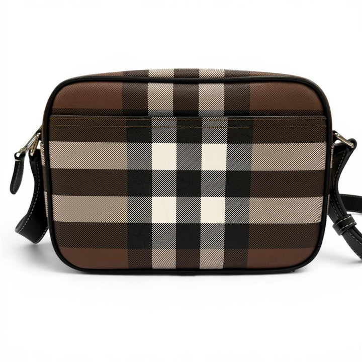 Excellent BURBERRY Shoulder Bag Paddy Brown Polyurethane Women 8049145