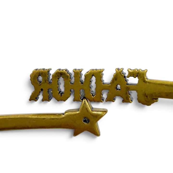 Great DIOR choker JADIOR Logo Rhinestone Star Accessory gold metal Women