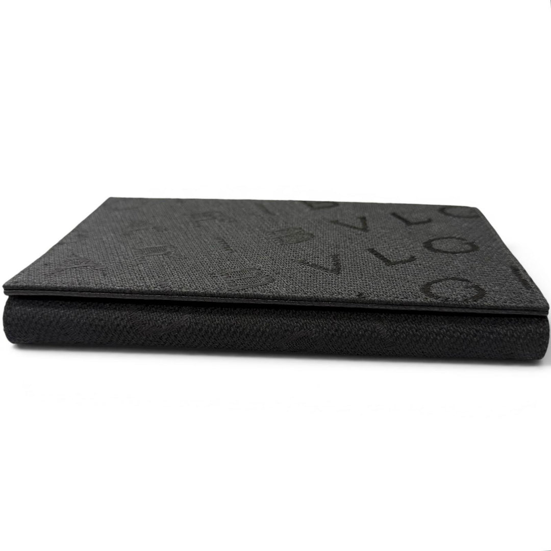 Great BVLGARI Purse Bvlgari Bvlgari Shoulder Wallet with All-Over Logo Print