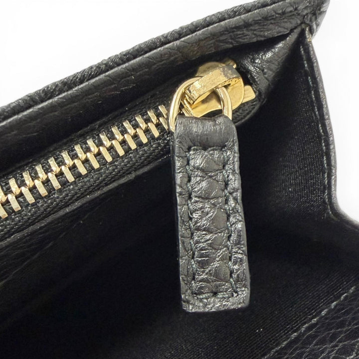 Great BVLGARI Purse Bvlgari Bvlgari Shoulder Wallet with All-Over Logo Print