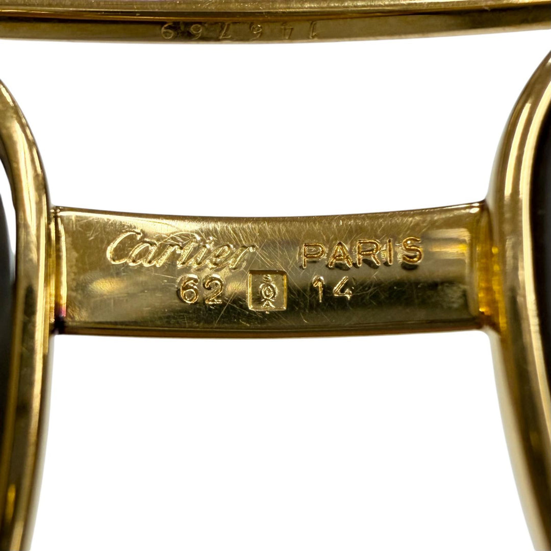 Great Cartier sunglasses Vendome Teardrop gold ー mens
