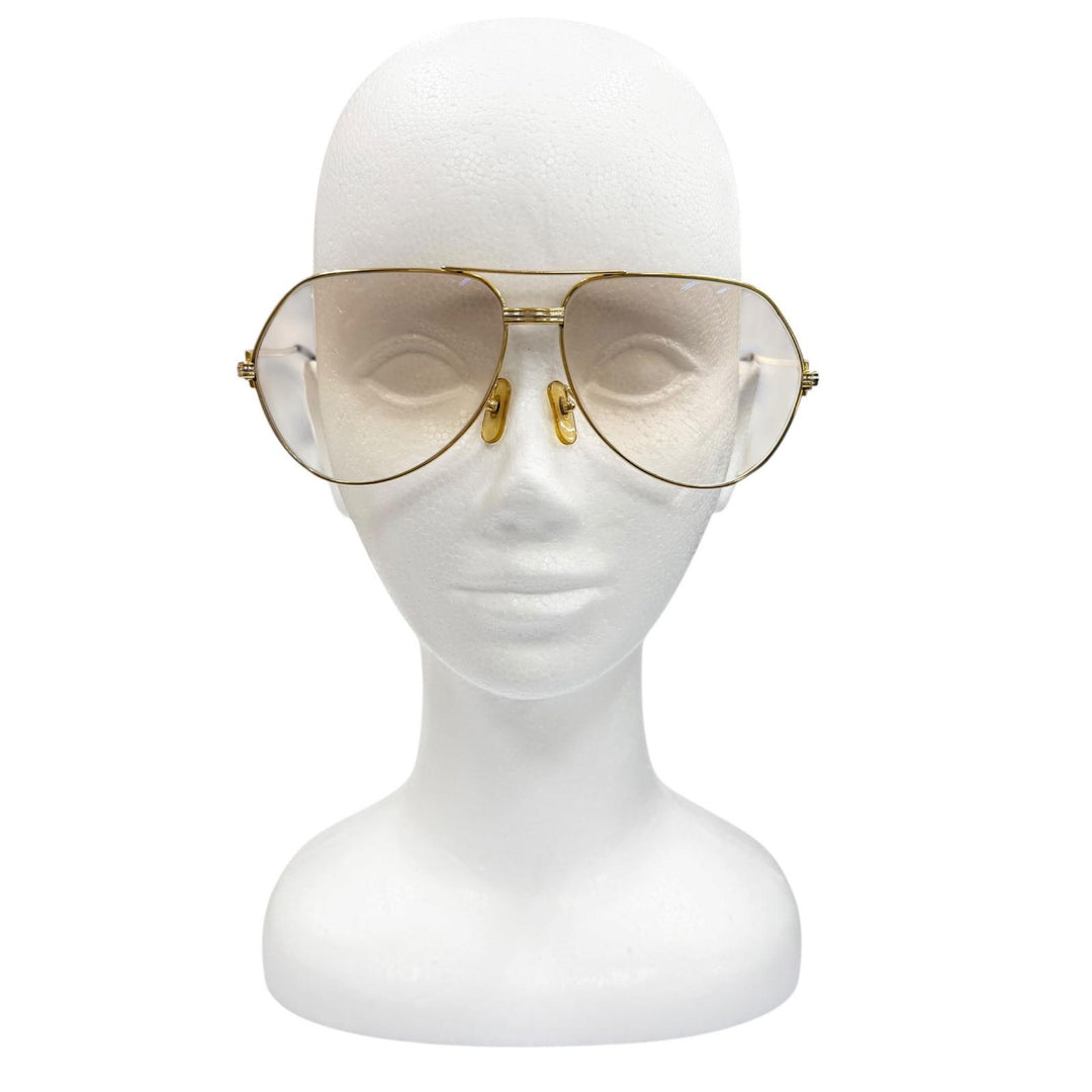 Great Cartier sunglasses Vendome Teardrop gold ー mens