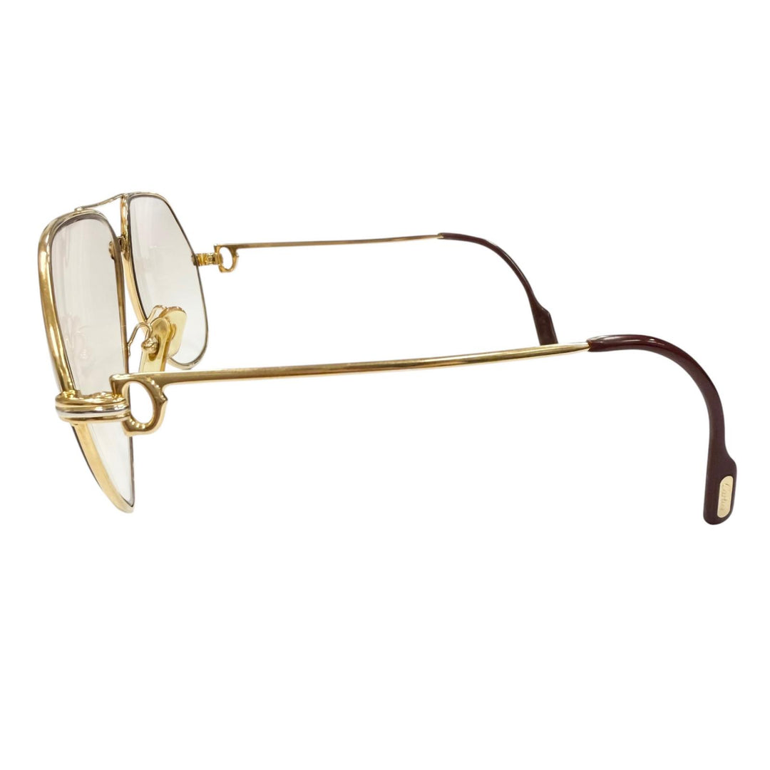 Great Cartier sunglasses Vendome Teardrop gold ー mens