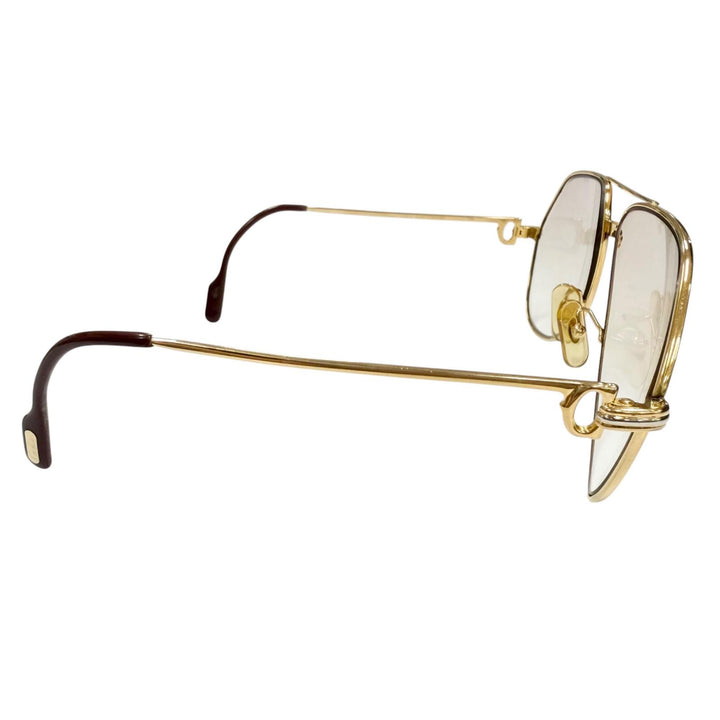 Great Cartier sunglasses Vendome Teardrop gold ー mens