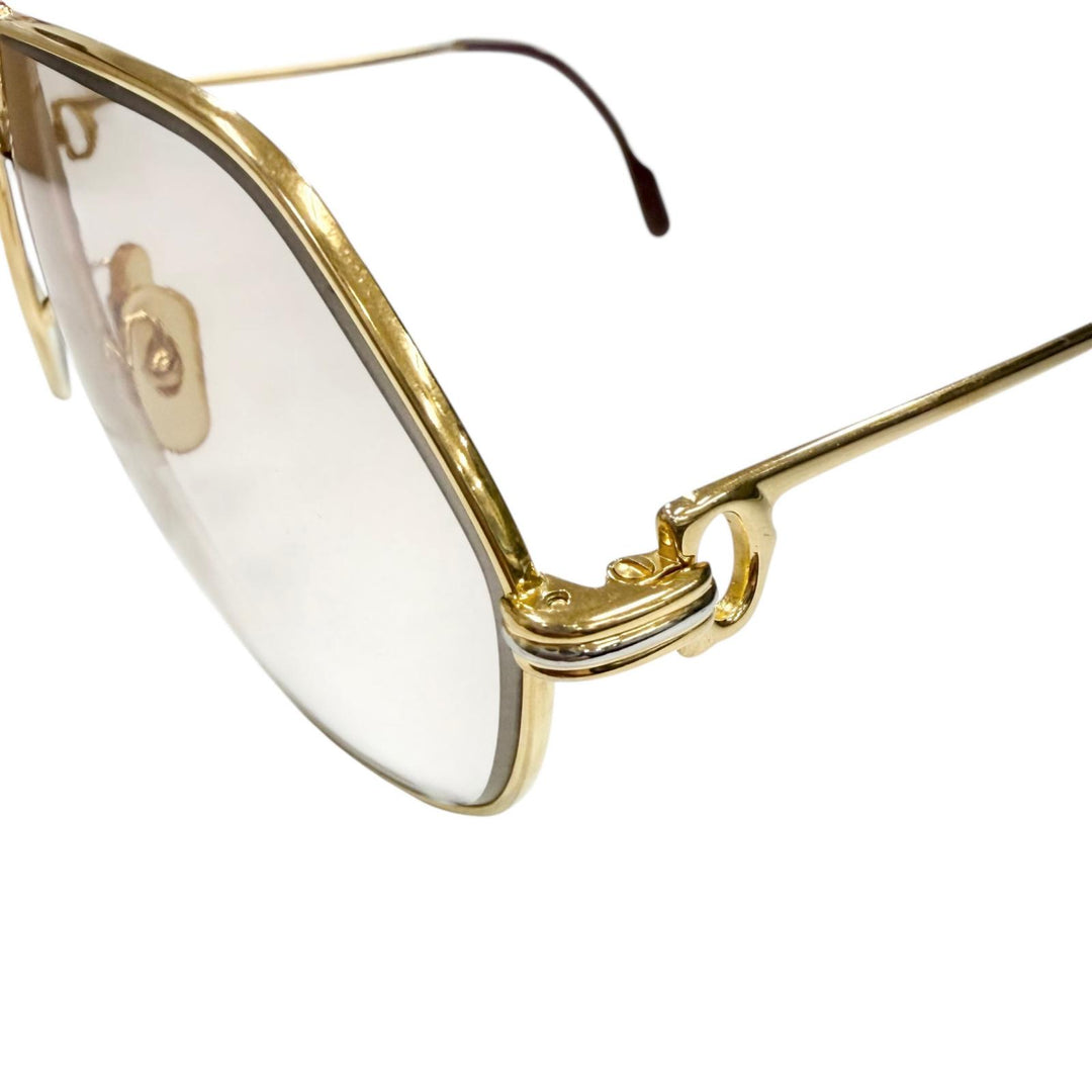 Great Cartier sunglasses Vendome Teardrop gold ー mens