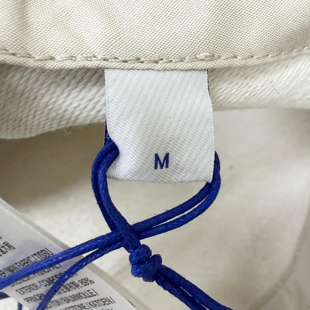 Pristine BURBERRY hat Hose Front Logo Twill Bucket khaki cotton mens M 8095010