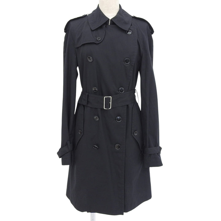 Excellent COMME des GARCONS HOMME PLUS trench coat black cotton mens XS PQ-B034