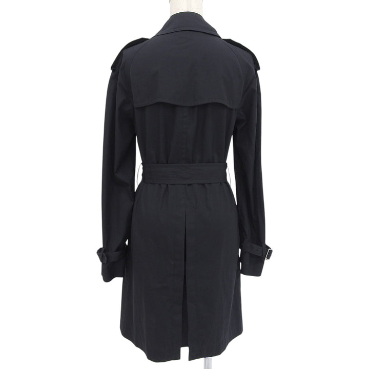 Excellent COMME des GARCONS HOMME PLUS trench coat black cotton mens XS PQ-B034