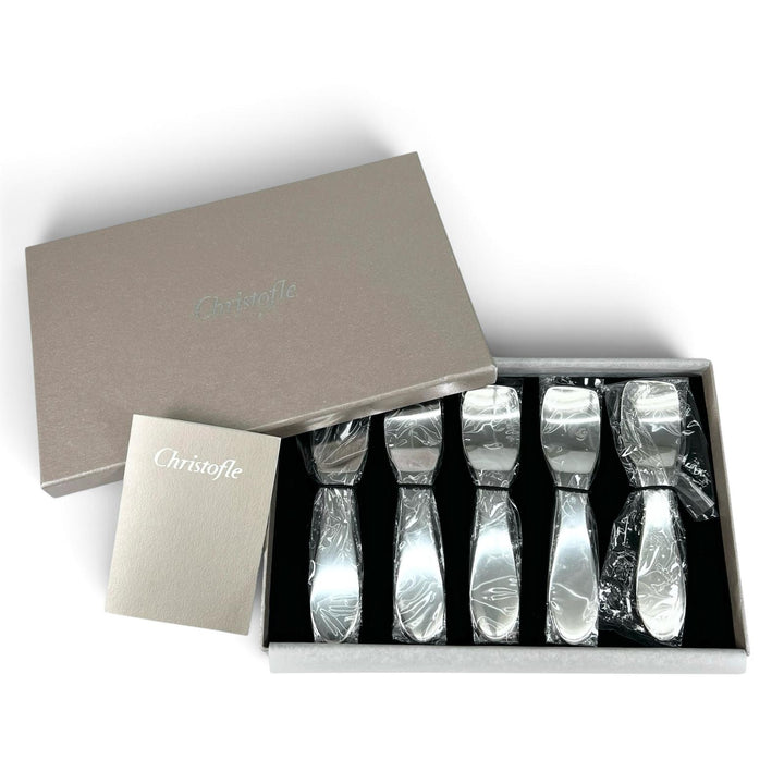 Pristine Christofle cutlery Set of 5 Ice Cream Spoons Silver Women