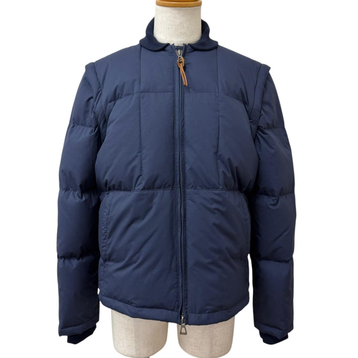 Excellent Brooks Brothers Down jacket 2WAY Down Vest Navy