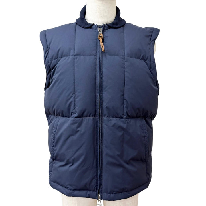 Excellent Brooks Brothers Down jacket 2WAY Down Vest Navy