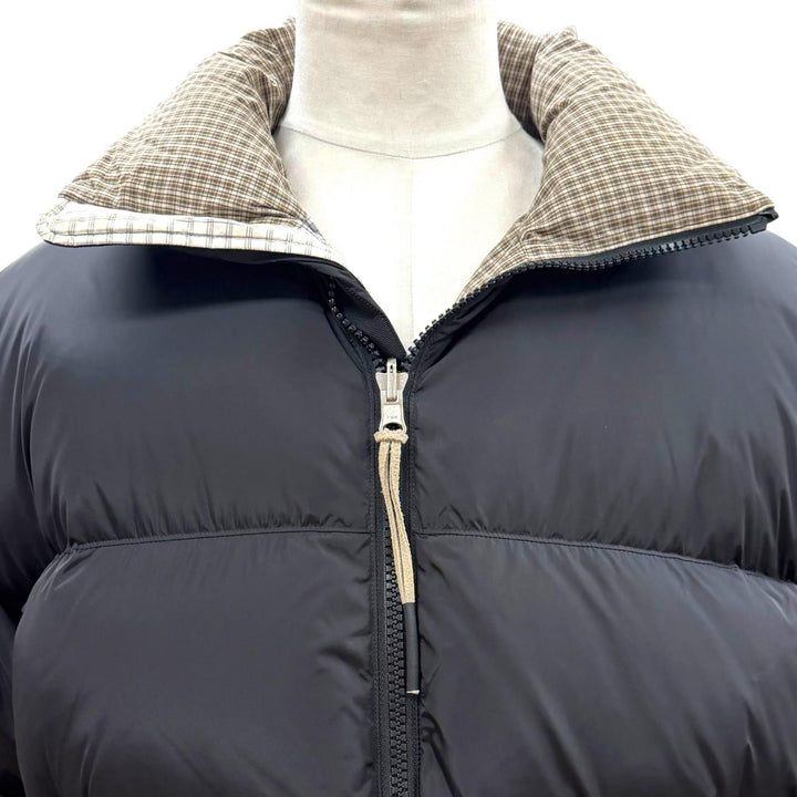 Excellent TANAKA Down jacket NEW CLASSIC DOWN JACKET black Nylon mens XL ST-124