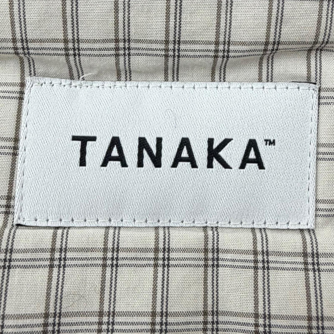 Excellent TANAKA Down jacket NEW CLASSIC DOWN JACKET black Nylon mens XL ST-124
