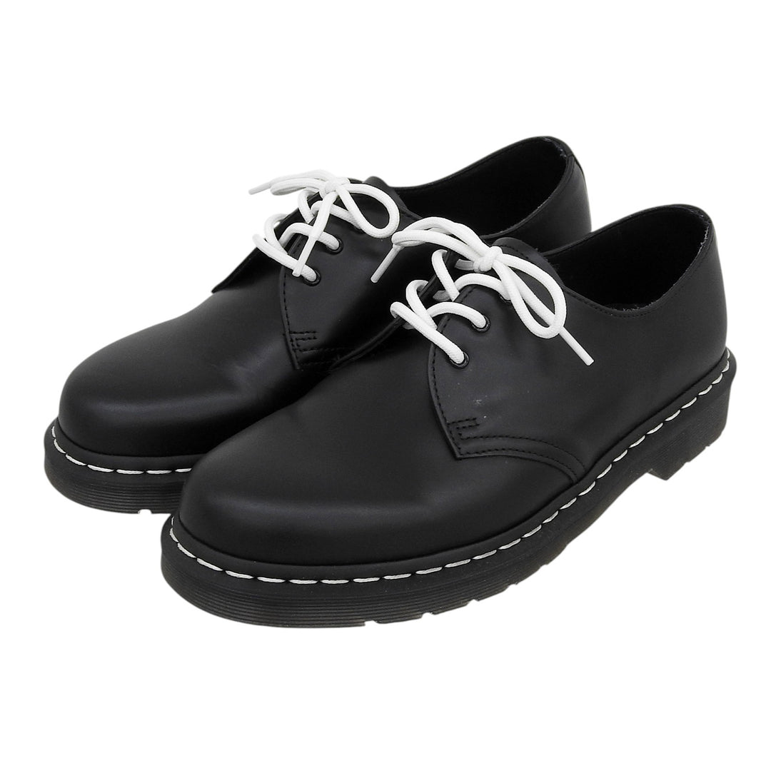 Pristine Dr.Martens Leather shoes 1461 White stitching 3-hole leather 24757