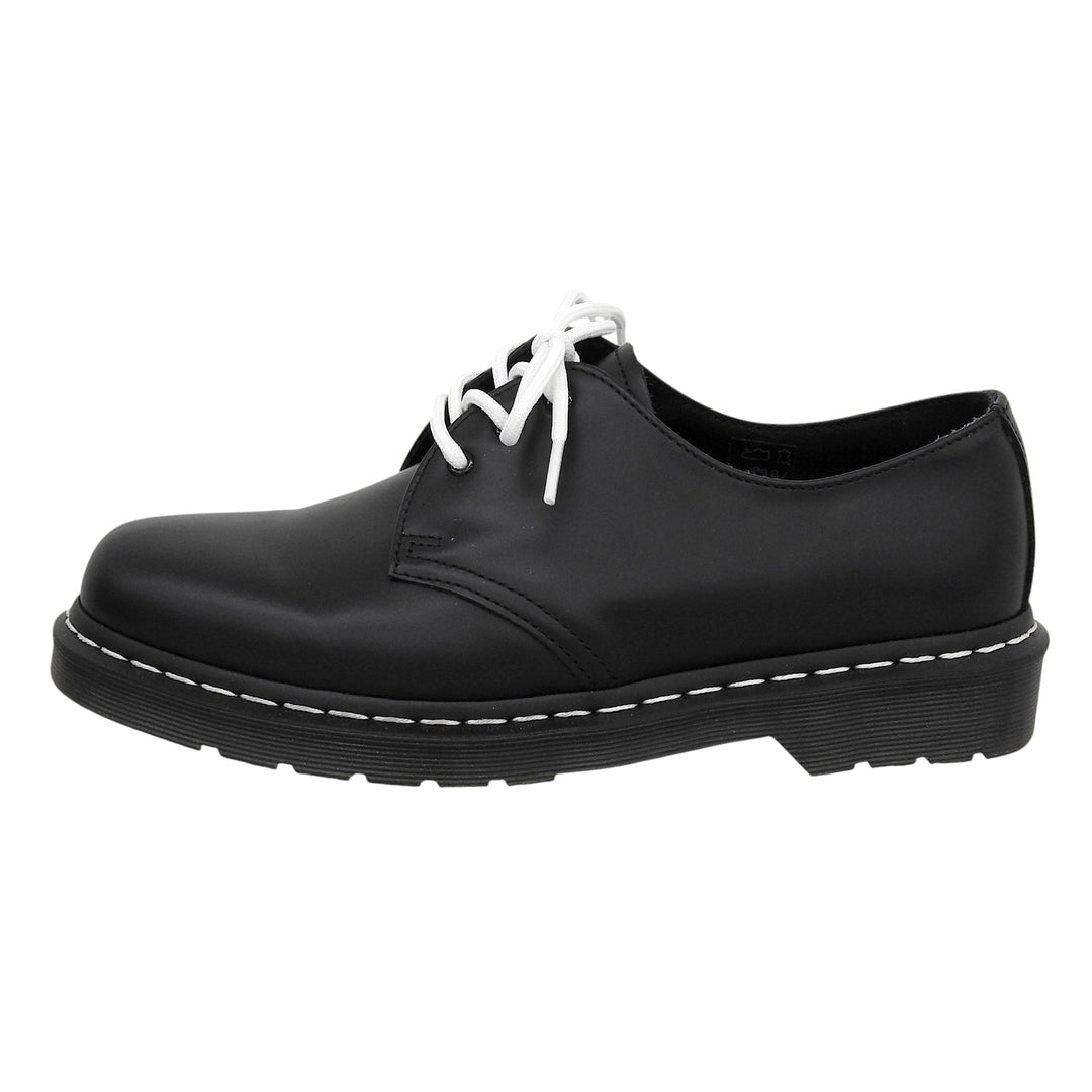 Pristine Dr.Martens Leather shoes 1461 White stitching 3-hole leather 24757