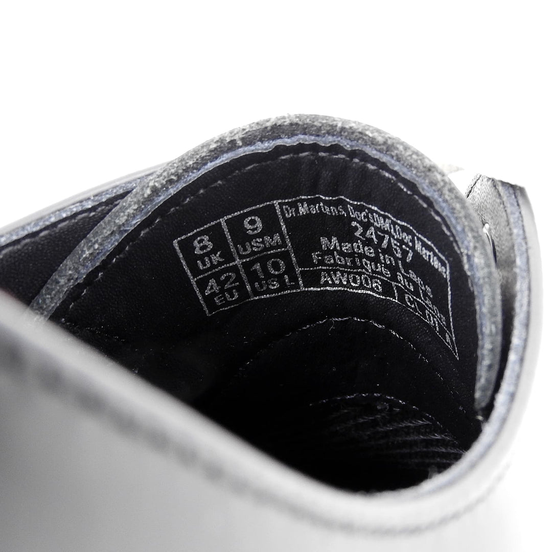 Pristine Dr.Martens Leather shoes 1461 White stitching 3-hole leather 24757