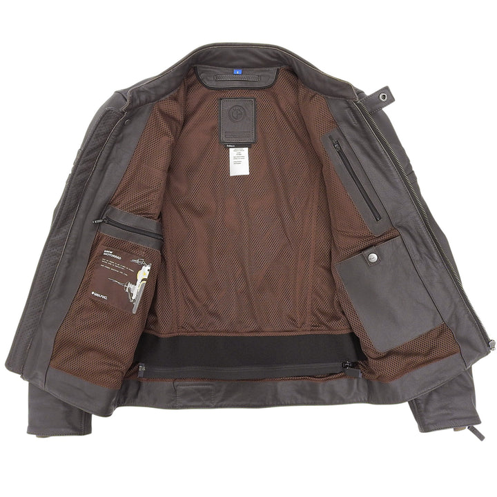Great BMW MOTORRAD Jacket Dahlem Motorcycle jacket Brown Cowhide mens S