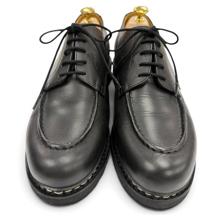 Excellent Paraboot Leather shoes CHAMBORD U-tip lace-up black leather mens 8