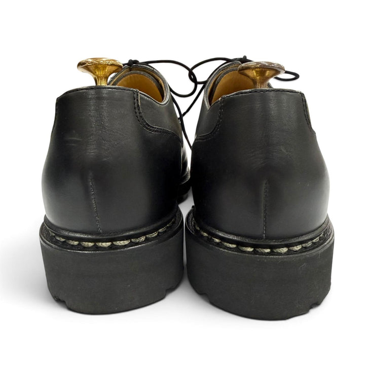 Excellent Paraboot Leather shoes CHAMBORD U-tip lace-up black leather mens 8