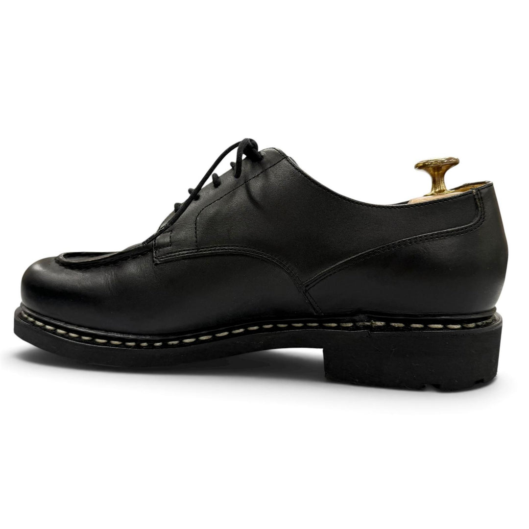 Excellent Paraboot Leather shoes CHAMBORD U-tip lace-up black leather mens 8