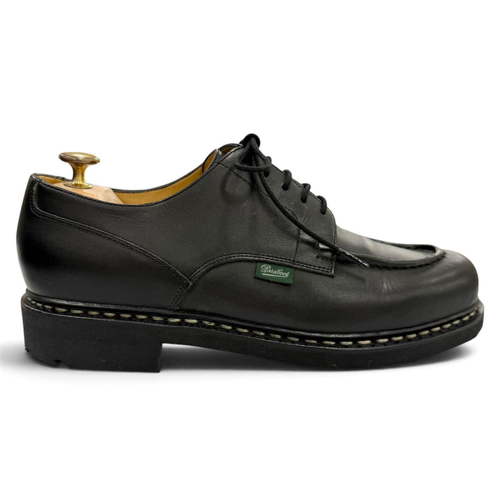 Excellent Paraboot Leather shoes CHAMBORD U-tip lace-up black leather mens 8