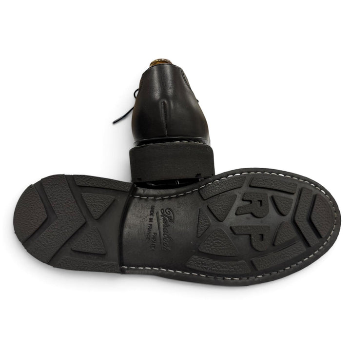 Excellent Paraboot Leather shoes CHAMBORD U-tip lace-up black leather mens 8
