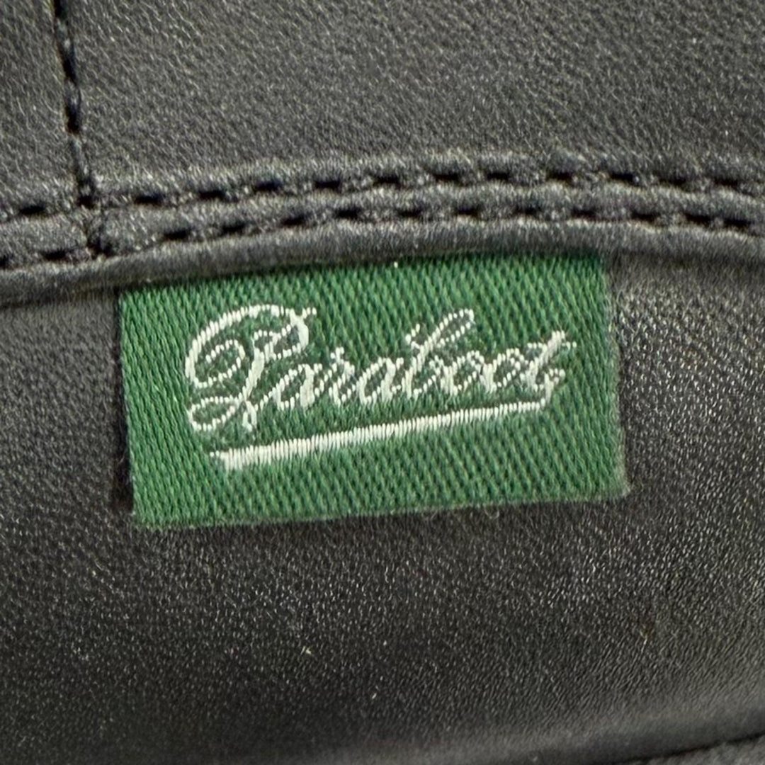 Excellent Paraboot Leather shoes CHAMBORD U-tip lace-up black leather mens 8