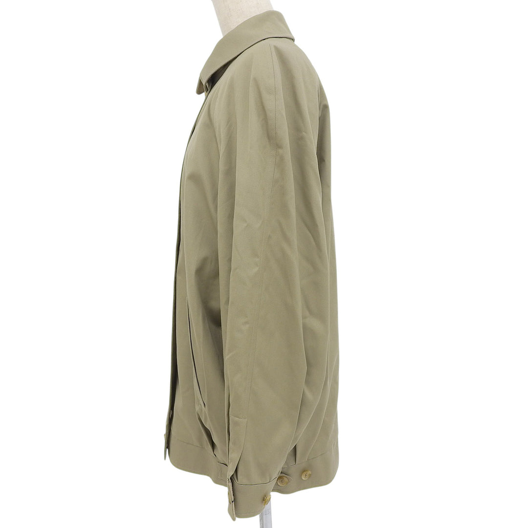 Great Burberrys Jacket Checkered Lining Pattern Swing Top khaki cotton Women