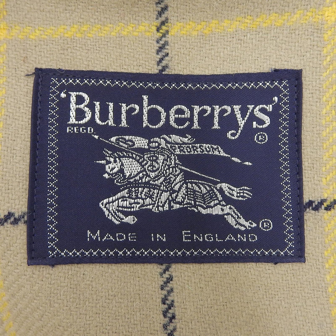 Great Burberrys Jacket Checkered Lining Pattern Swing Top khaki cotton Women