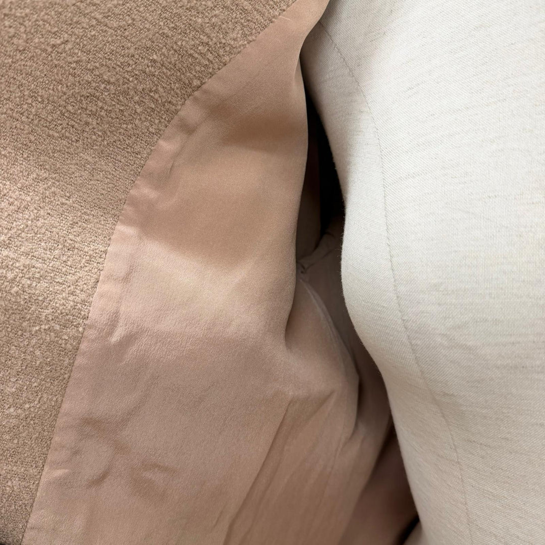 Excellent Christian Dior Jacket beige Virgin wool Women 40 411C03P1571