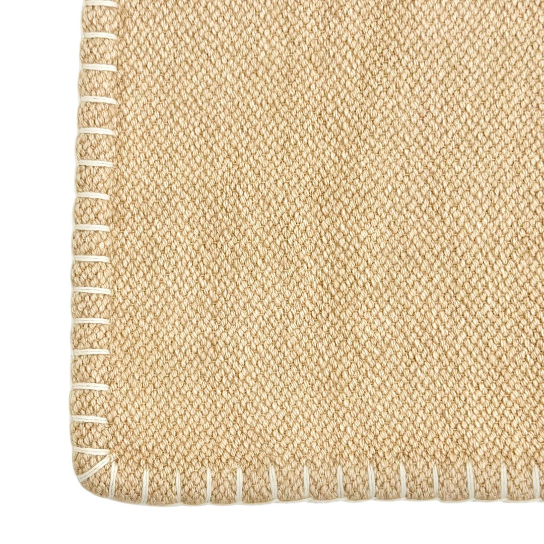 Great HERMES blanket Plaid Handwoven Dye Cabriole H logo cashmere Women H104022M