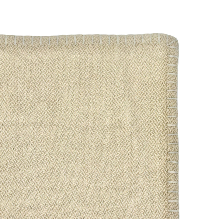 Great HERMES blanket Plaid Handwoven Dye Cabriole H logo cashmere Women H104022M