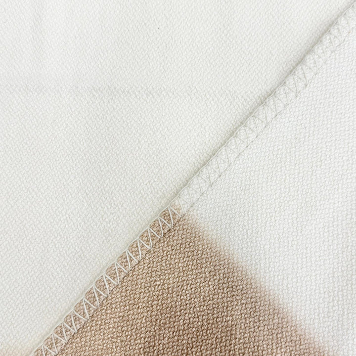 Great HERMES blanket Plaid Handwoven Dye Cabriole H logo cashmere Women H104022M