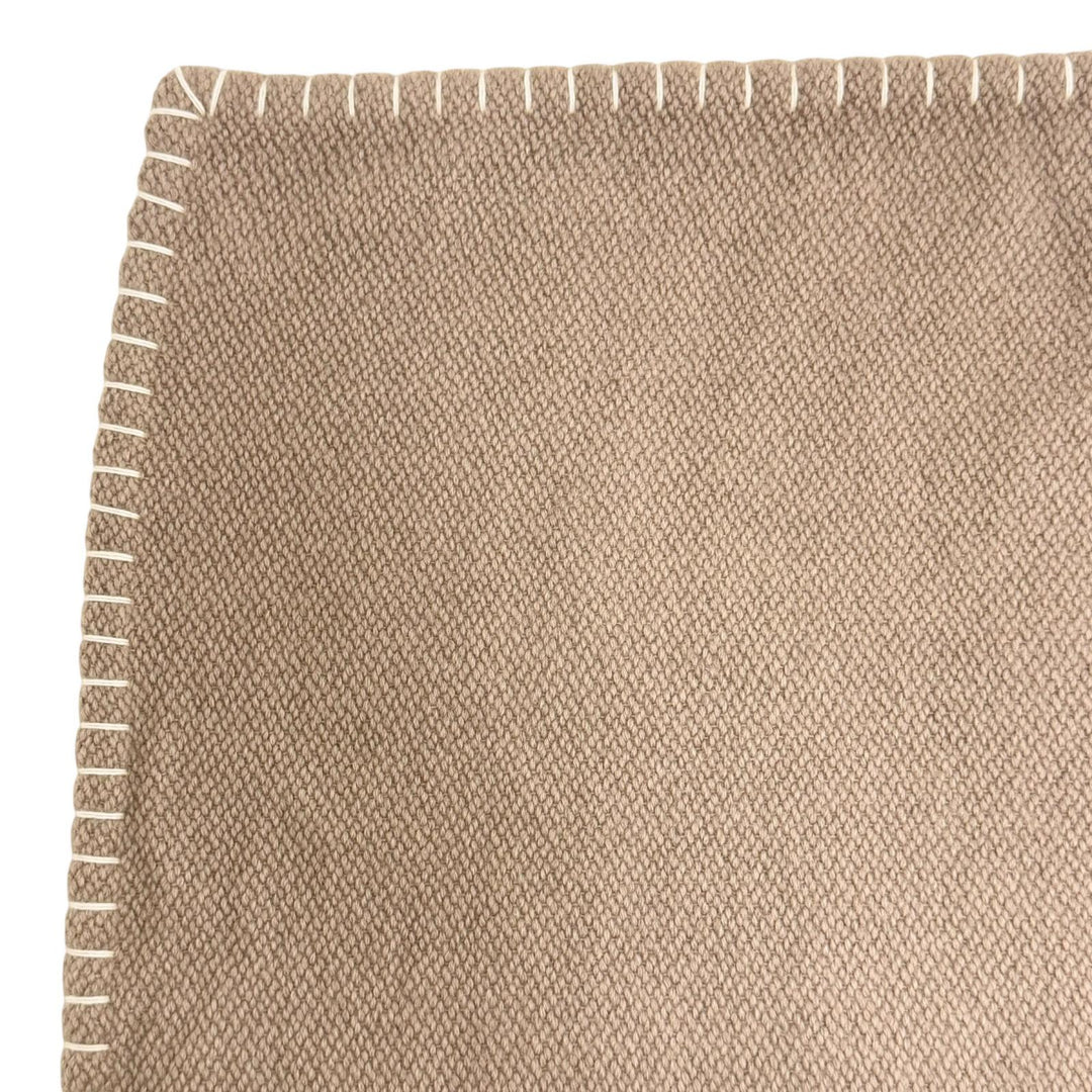 Great HERMES blanket Avalon H Logo Gradient Large Size Brown yak Women