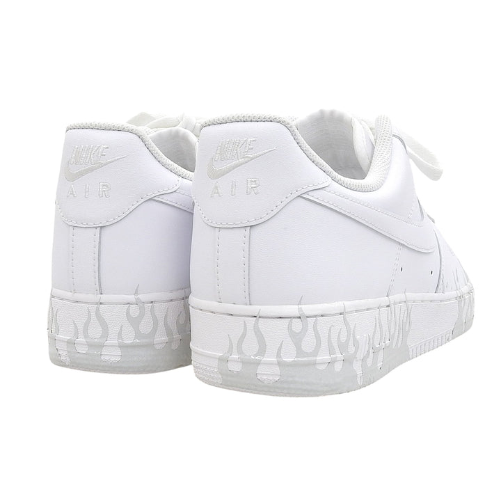 Pristine NIKE sneakers AIR FORCE 1 fire pattern white mens 29cm CW2288-111