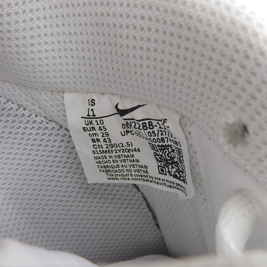 Pristine NIKE sneakers AIR FORCE 1 fire pattern white mens 29cm CW2288-111