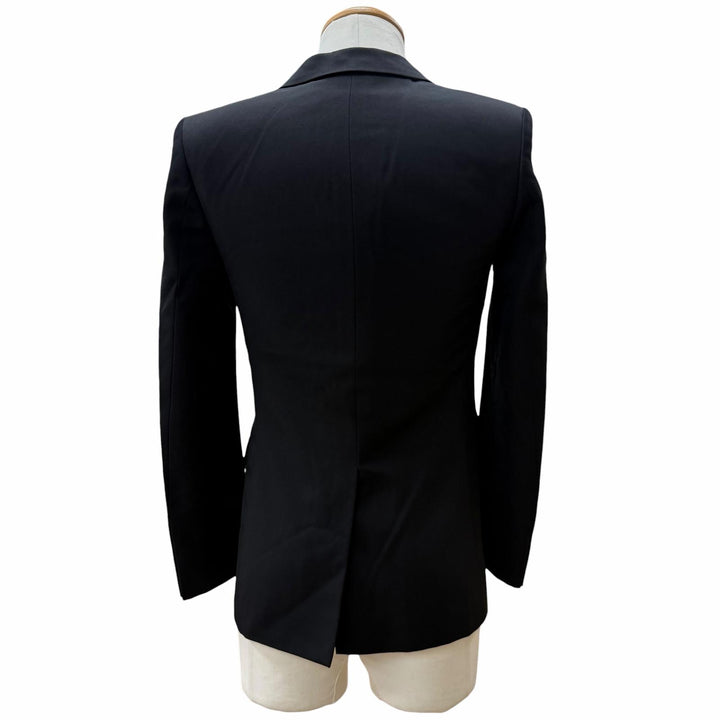 Discounted Very Good SAINT LAURENT PARIS tailored jacket black wool mens 42 392891