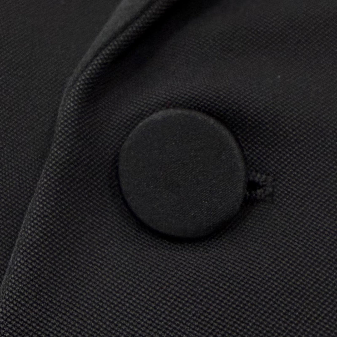 Discounted Very Good SAINT LAURENT PARIS tailored jacket black wool mens 42 392891