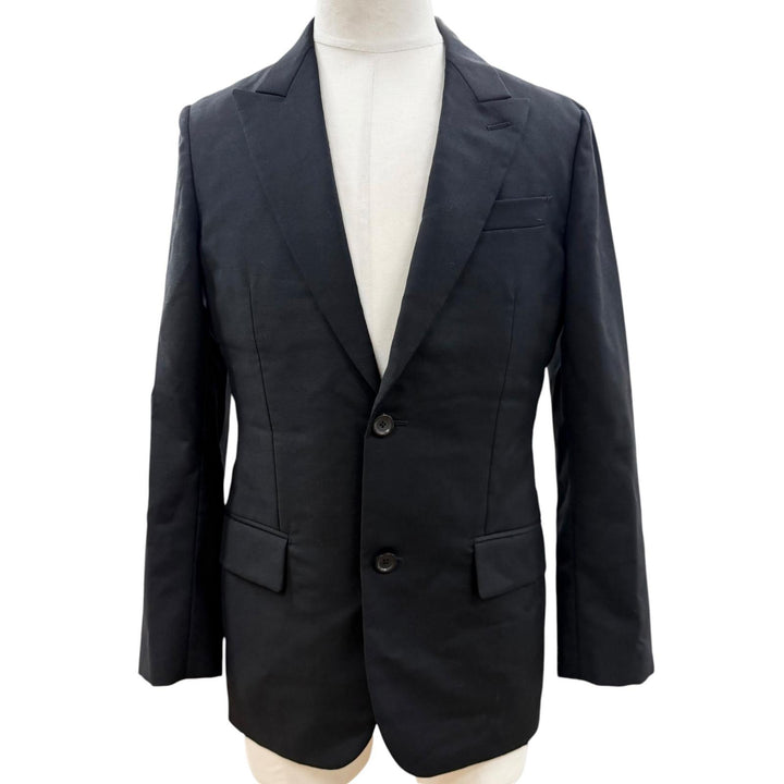 Great LOUIS VUITTON two-piece set TAILOR MADE black wool mens 46