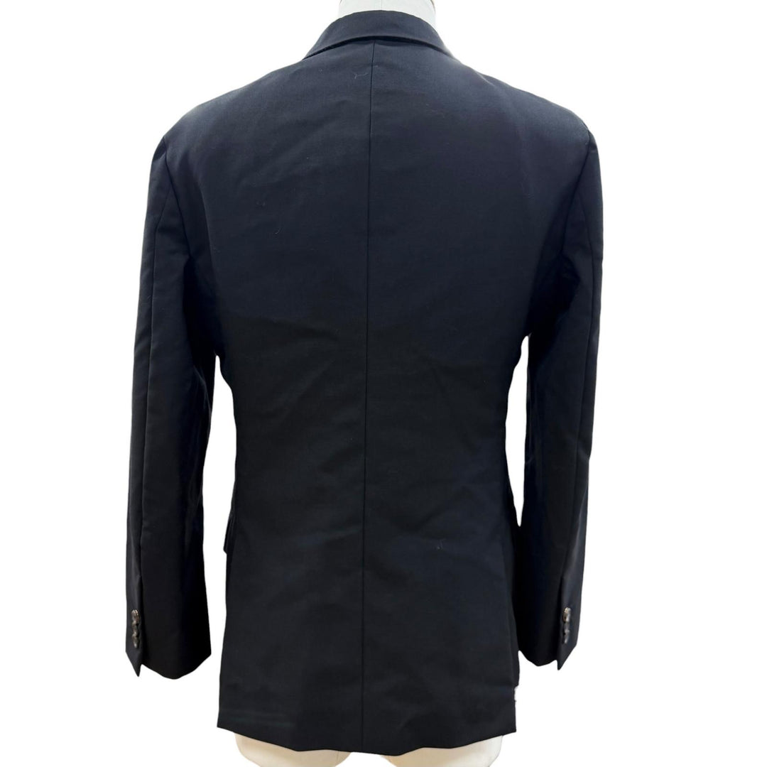 Great LOUIS VUITTON two-piece set TAILOR MADE black wool mens 46
