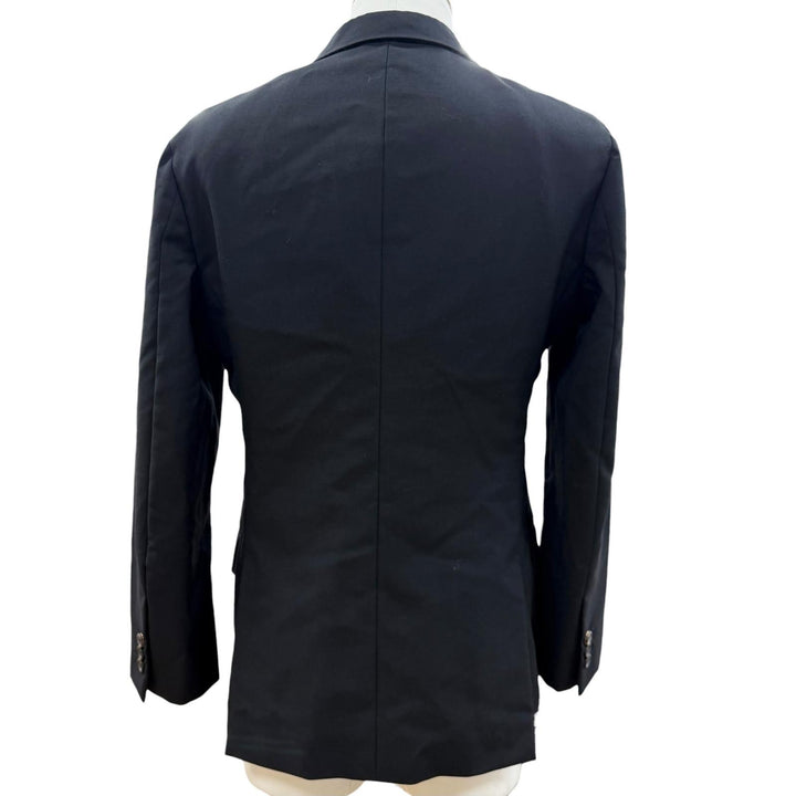 Great LOUIS VUITTON two-piece set TAILOR MADE black wool mens 46
