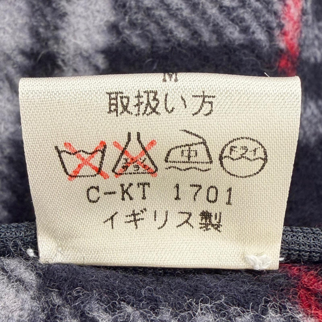 Excellent Burberrys Duffel coat Checkered lining pattern, toggle buttons Navy M