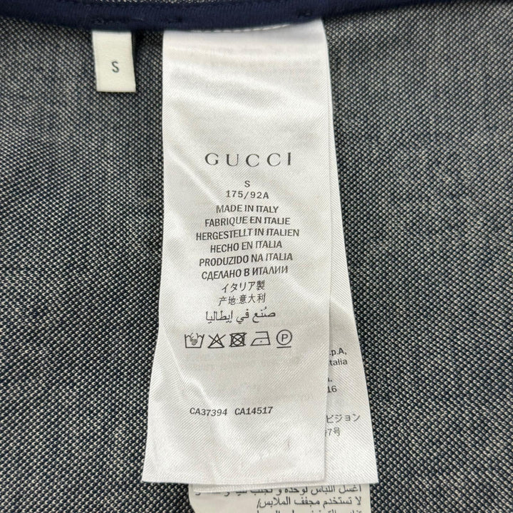 Excellent GUCCI Track jacket Navy cotton mens S 496919