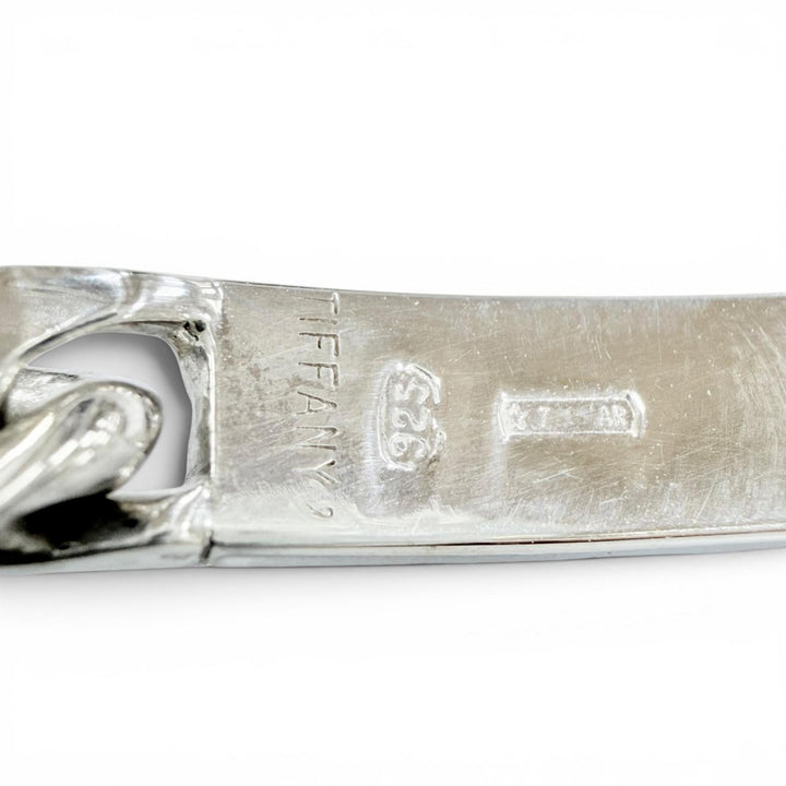 Great TIFFANY&Co. bracelet Kihei Chain ID Silver 925 mens