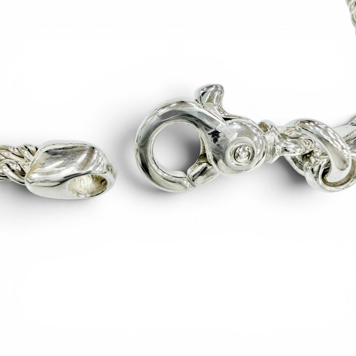 Excellent TIFFANY&Co. bracelet star double rope Silver 925 Women