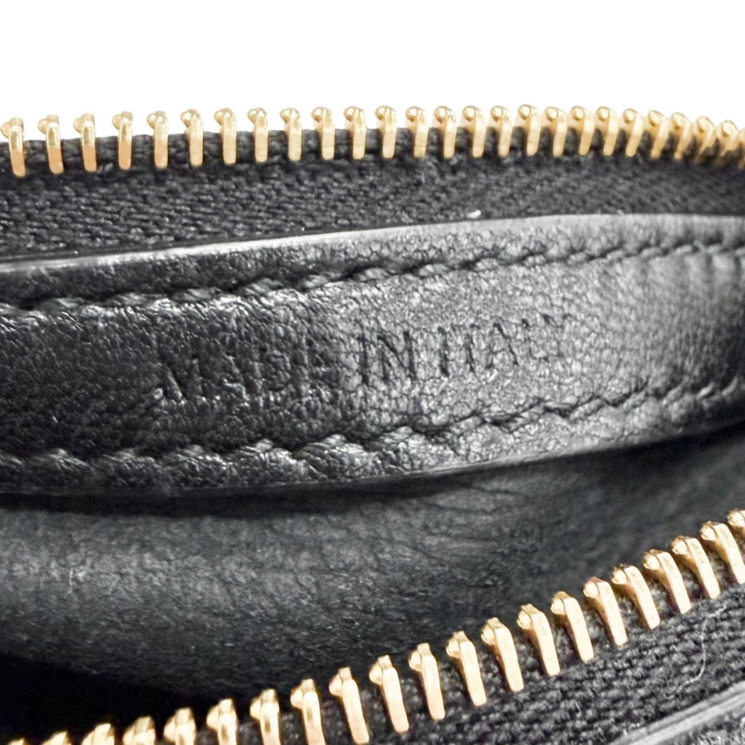 Great JIL SANDER Pouch RABBIT Rabbit Pouch Medium Rabbit black Lamb leather