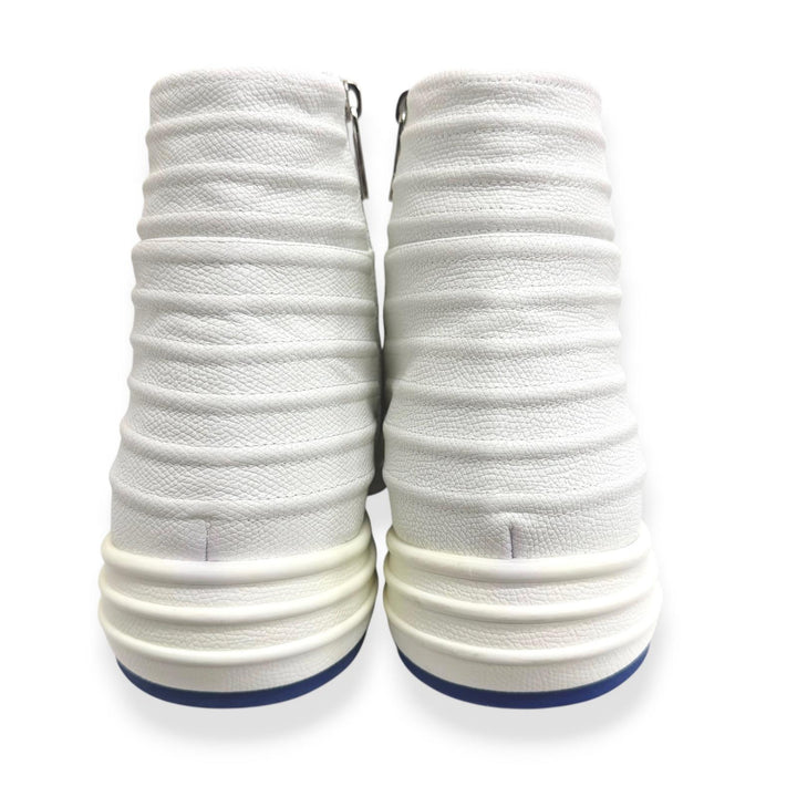 Great Valextra High cut sneakers LOVEGROVE Side zip white leather mens 43