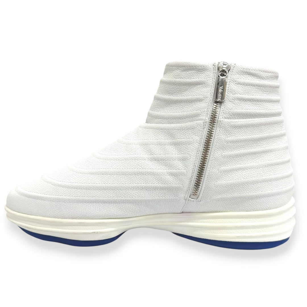 Great Valextra High cut sneakers LOVEGROVE Side zip white leather mens 43