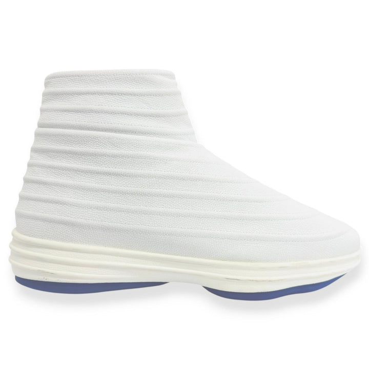 Great Valextra High cut sneakers LOVEGROVE Side zip white leather mens 43